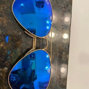 Aviator flash lenses BLUE
